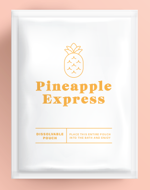 Pineapple Express Zero Waste Bath Bomb