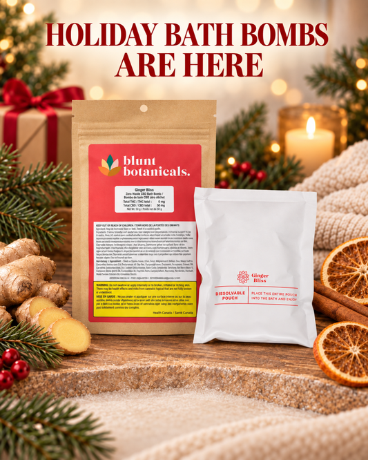 Ginger Bliss Holiday Zero Waste Bath Bomb
